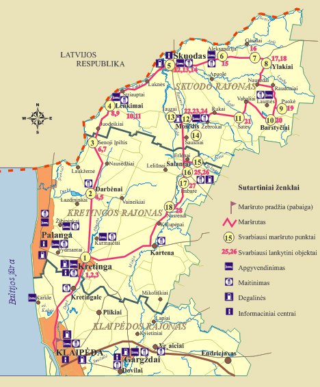 Turistinis maršrutas „Žemaitijos keliais“